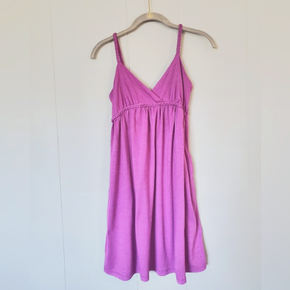 Dress xs braided straps cotton